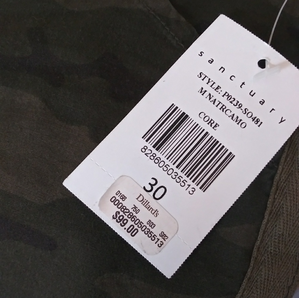 Sanctuary camo pants from Dillards